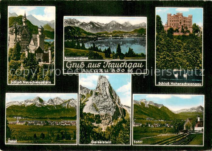 Trauchgau Schloss Neuschwanstein Bannwaldsee Alpen Schloss Hohenschwangau Geisel