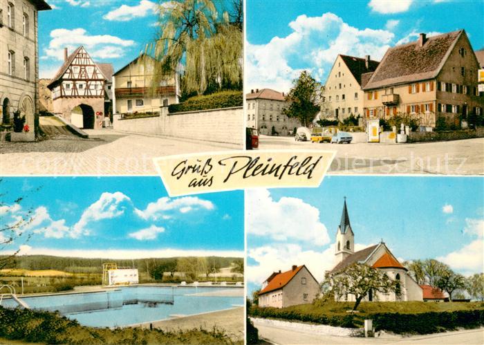 Pleinfeld Stadttor Zentrum Kirche Freibad