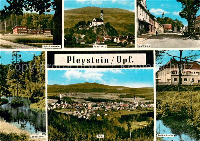 Pleystein Schullandheim Kreuzberg Kirche Marktplatz Zollbachhaus Zollbachtal Pan