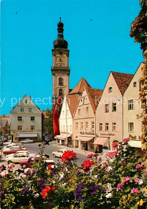 Weiden Oberpfalz Oberer Markt mit St. Michael Kirche