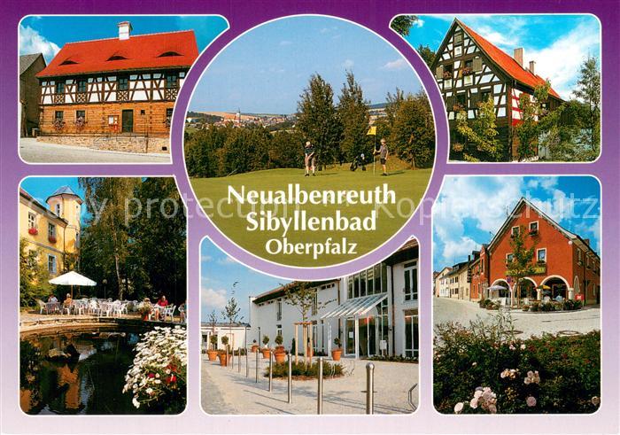 Neualbenreuth Sibyllenbad Golfplatz Hotel Restaurant Terrasse Teich