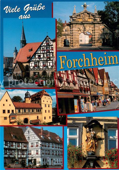 Forchheim Oberfranken Motive Innenstadt Altstadt Fachwerkhaeuser Burg Nuernberge