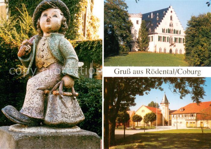 Roedental Entstehungsort der Hummelfiguren Wandersbursch Hummelwerk Schloss Rose