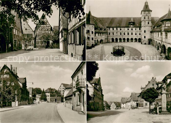 Altdorf Nuernberg Historischer Hof der ehemaligen Universitaet Marktplatz
