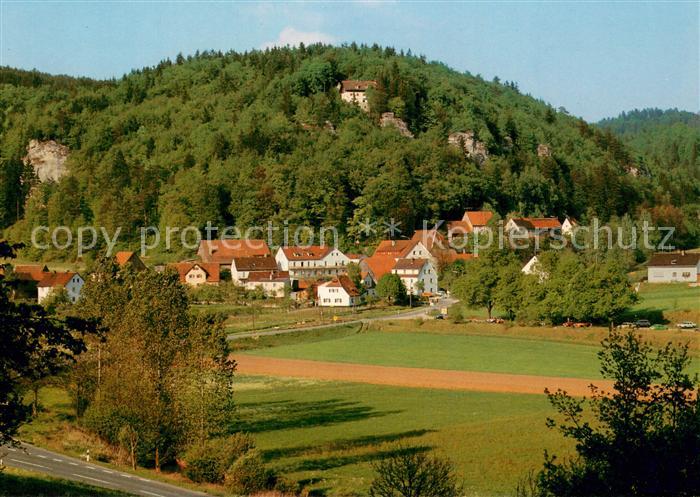 Veilbronn Panorama Ort in der Fraenkischen Schweiz
