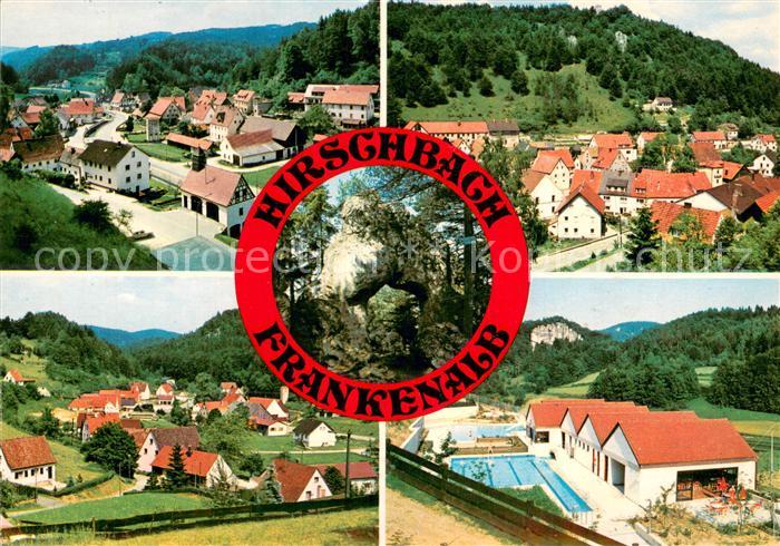 Hirschbach Oberpfalz Teilansichten Erholungsort auf der Frankenalb Natur Felsen
