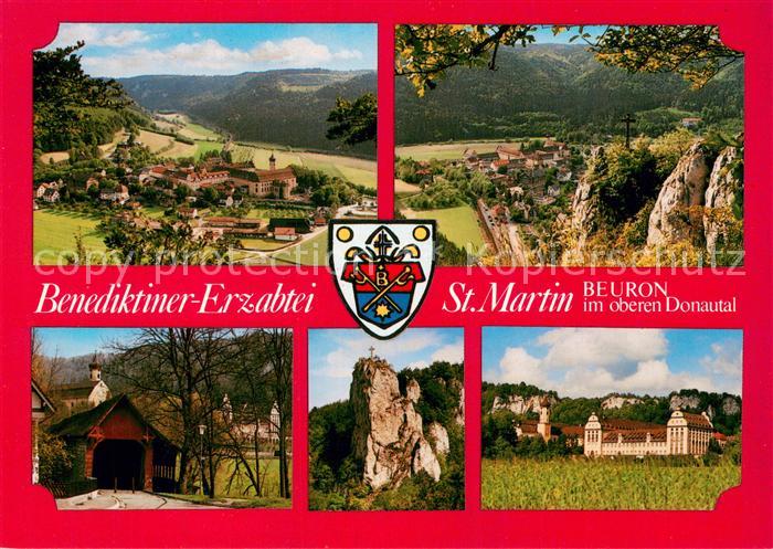 Beuron Donautal Panorama Felsen Landschaft Kloster Benediktiner Erzabtei