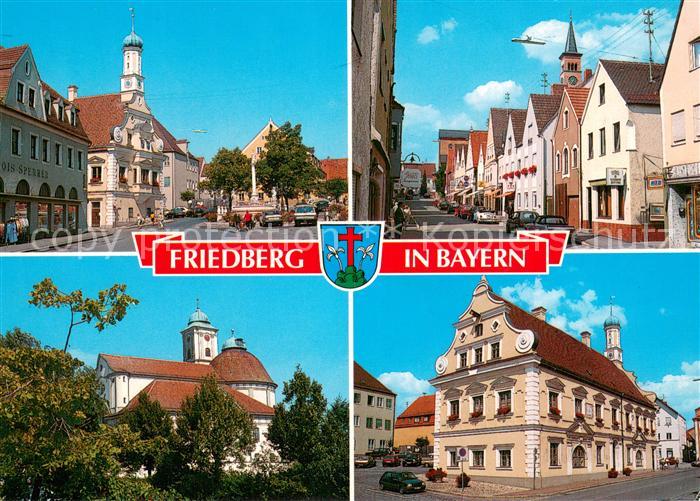 Friedberg Bayern Motive Stadtzentrum Kirche