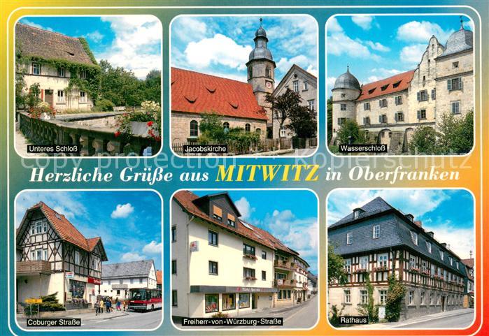 Mitwitz Unteres Schloss Jacobskirche Wasserschloss Coburger Strasse Freiherr von