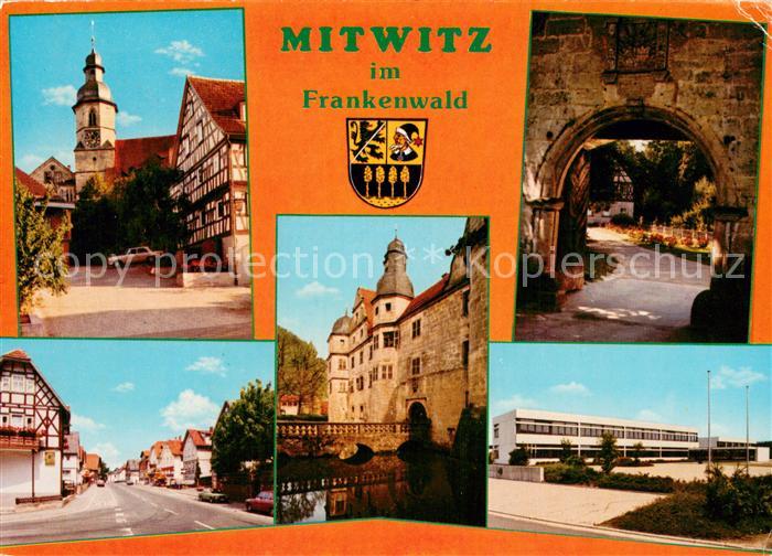 Mitwitz Altstadt Kirche Park Wasserschloss Schule Hauptstrasse