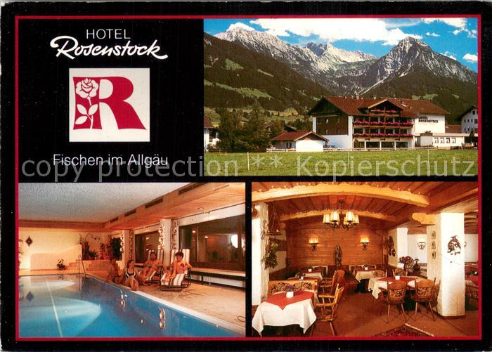 Fischen Allgaeu Hotel Rosenstock Restaurant Hallenbad Allgaeuer Alpen