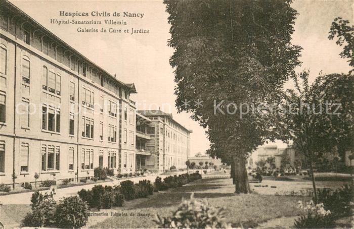 Nancy 54 Hospices Civils de Nancy Hopital Sanatorium Villemin Galeries de Cure e