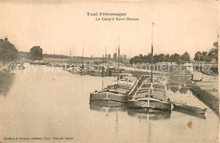 Toul 54 Le Canal a Saint Mansuy