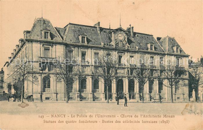 Nancy 54 Le Palais de l’Universite Oeuvre de l’Architecte Morey