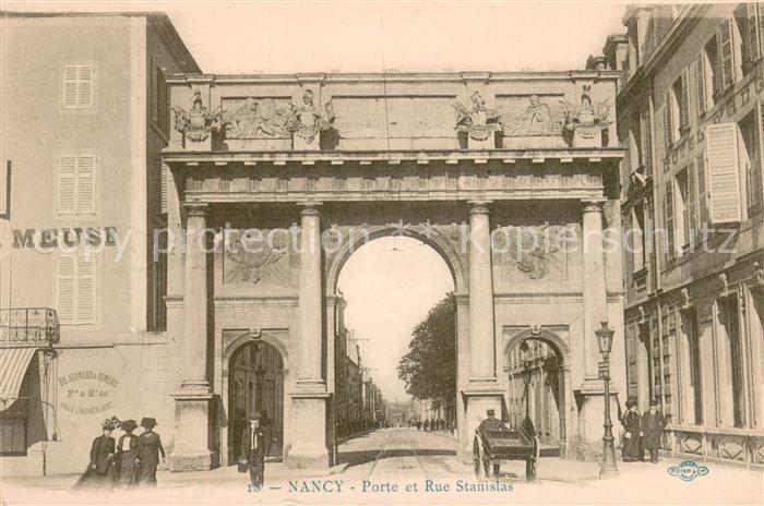 Nancy 54 Porte et Rue Stanislas
