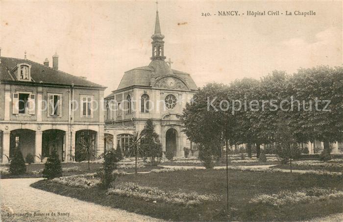 Nancy 54 Hopital Civil La Chapelle