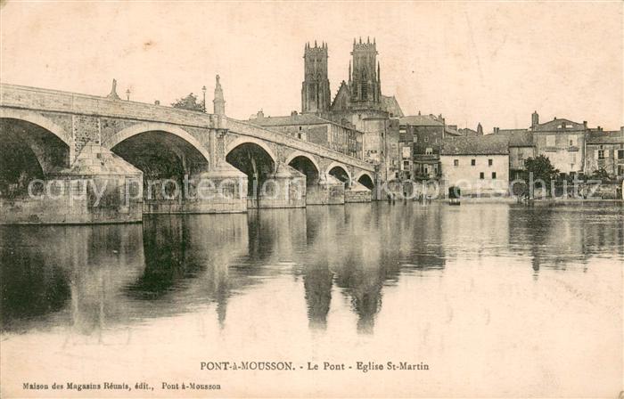 Pont-a-Mousson 54 Le Pont Eglise St Martin