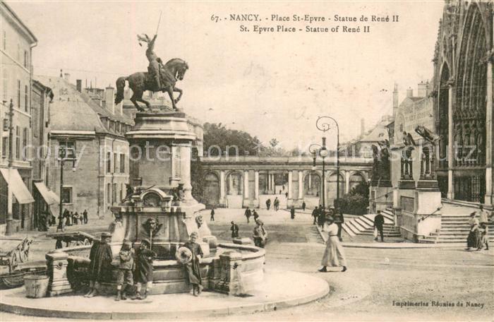 Nancy 54 Place St Epvre Statue de Rene II
