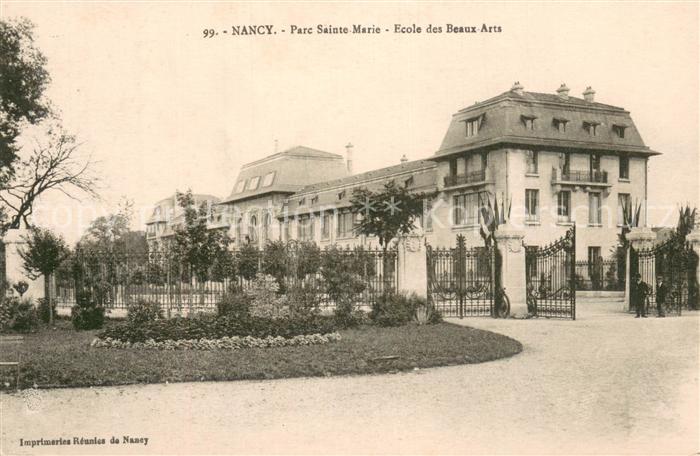 Nancy 54 Parc Sainte Marie Ecole des Beaux Arts