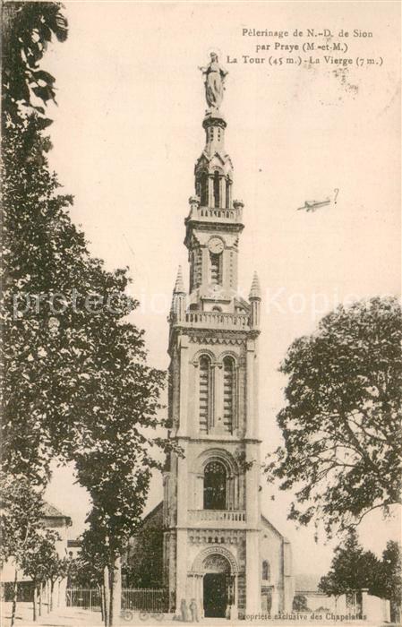 Praye 54 Pelerinage de ND de Sion La Tour La Vierge
