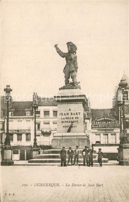 Dunkerque Duenkirchen La Statue de Jean Bart