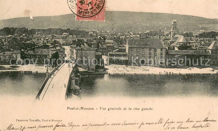 Pont-a-Mousson 54 Vue generale de la rive gauche