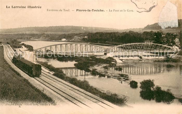 Pierre-la-Treiche Le Pont et la Gare