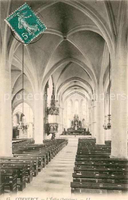 Commercy 55 Meuse Eglise Interieur
