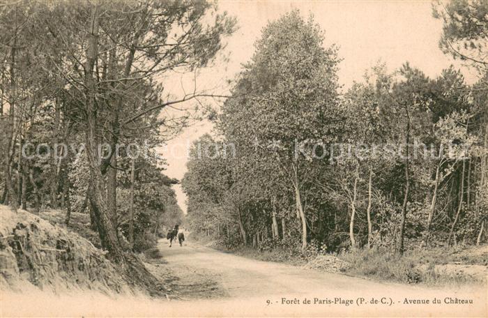 Paris-Plage 62 Foret de Paris-Plage Avenue du Chateau