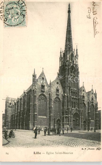 Lille 59 Eglise Saint Maurice