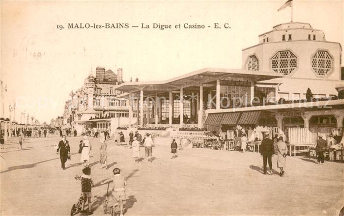 Malo-les-Bains La Digue et Casino