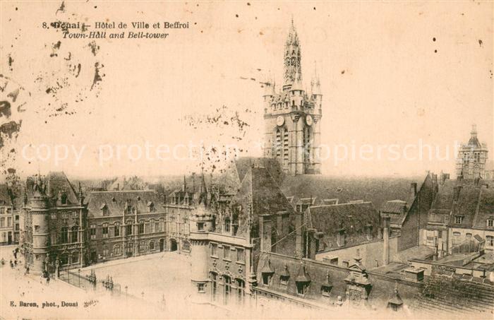 Douai 59 Hotel de Ville et Beffroi