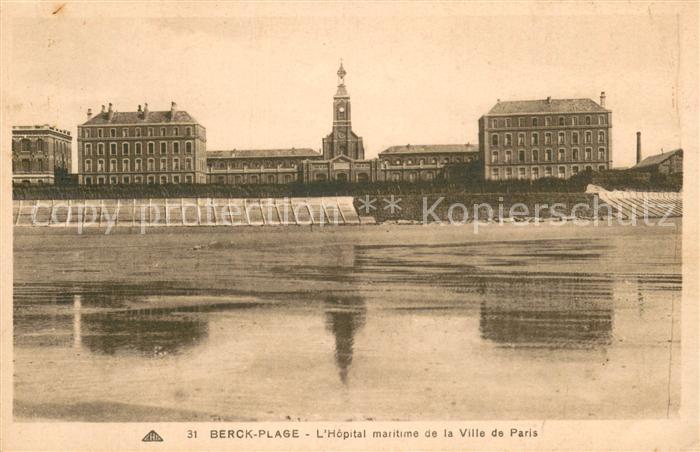 Berck-Plage 62 Hopital maritime de la Ville de Paris