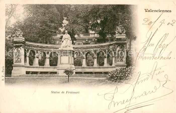 Valenciennes 59 Statue de Froissart