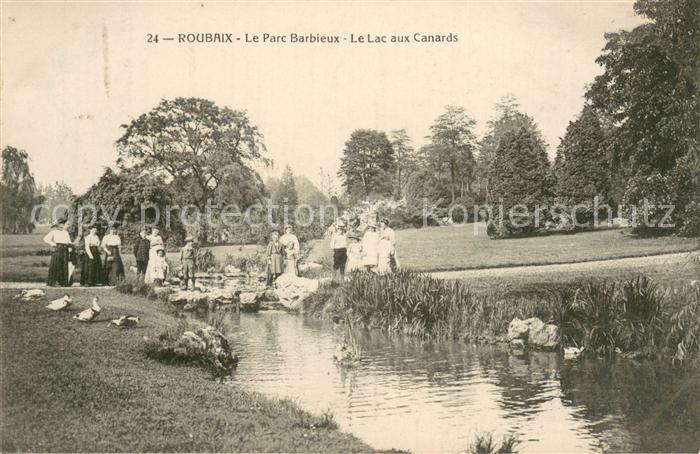 Roubaix 59 Le Parc Barbieux Le Lac aux Canards