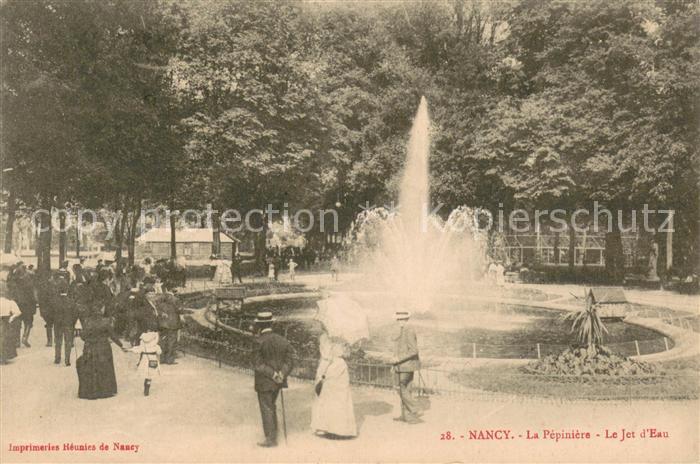Nancy 54 La Pepiniere Le Jet d Eau