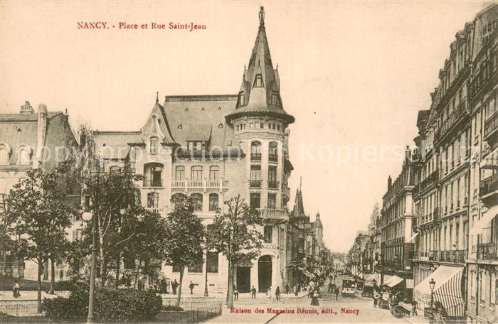 Nancy 54 Place et Rue Saint Jean