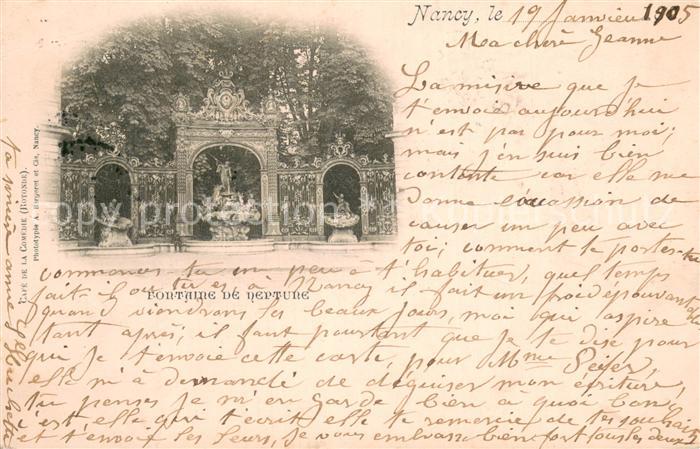 Nancy 54 Fontaine de Neptune
