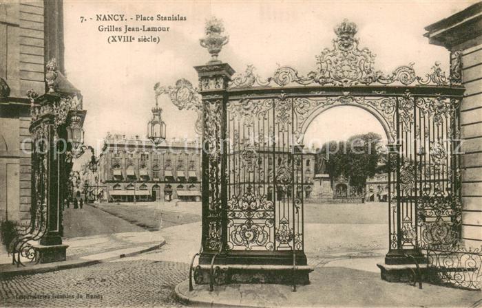 Nancy 54 Place Stanislas Grilles Jean Lamour