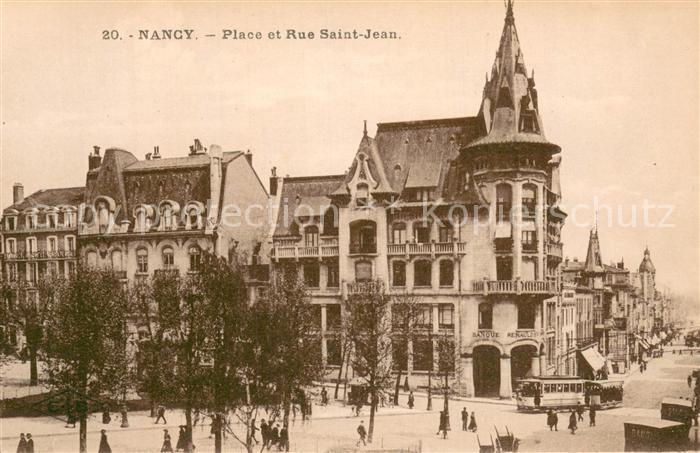 Nancy 54 Place et Rue Saint Jean