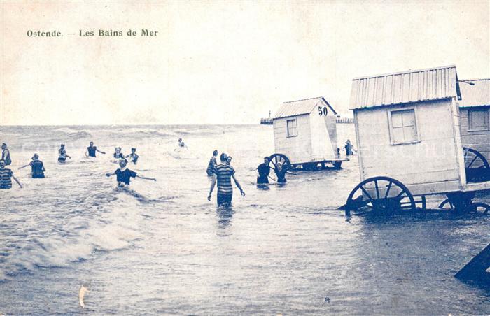 Ostende Oostende Les Bains de Mer