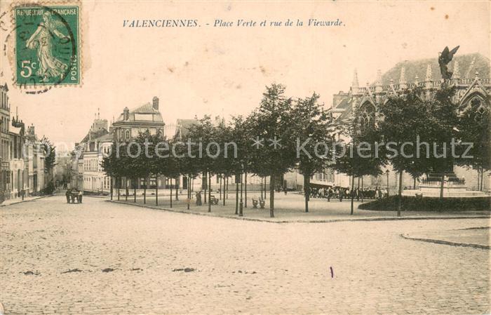 Valenciennes 59 Place Verte et rue de la Viewarde