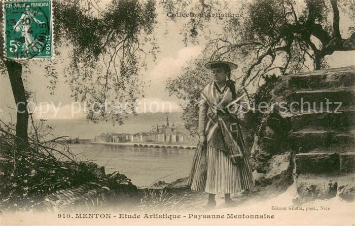 Menton 06 Etude Artistique Paysanne Mentonnaise