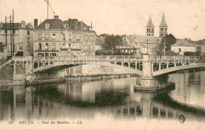 Melun 77 Pont des Moulins