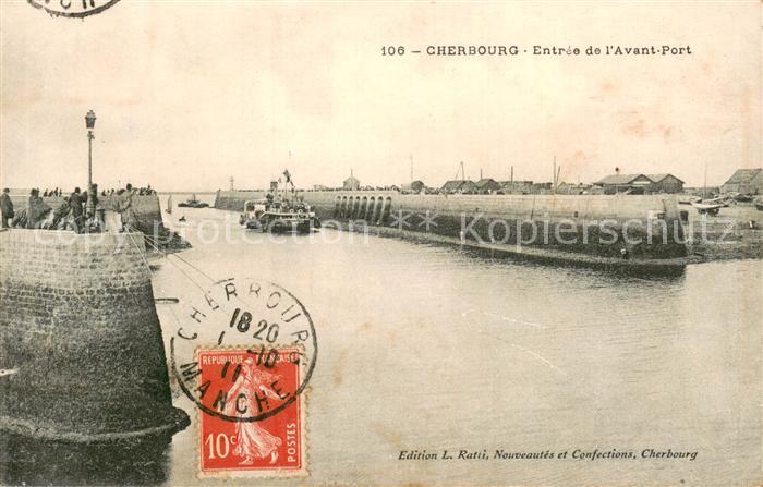 Cherbourg 50 Entree de l’Avant Port