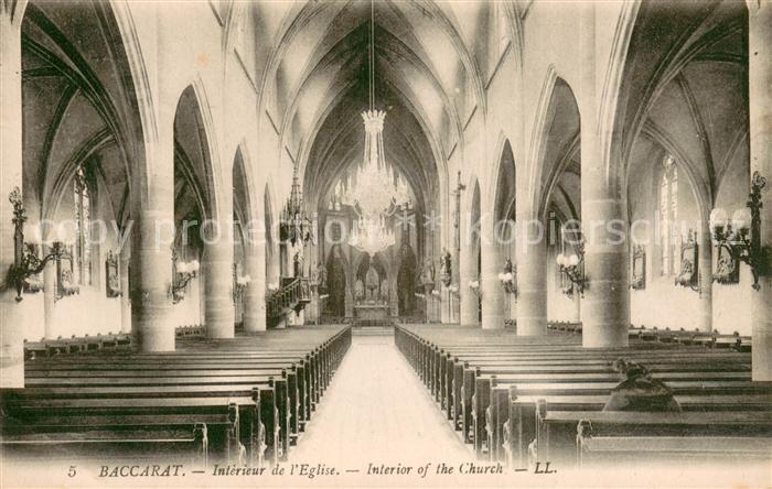 Baccarat 54 Interieur de l’Eglise