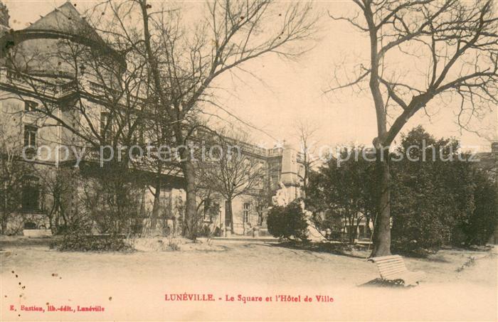 Luneville 54 Le Square et l’Hotel de Ville