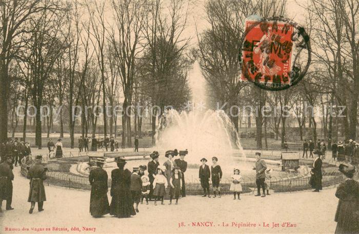 Nancy 54 La Pepiniere Le Jet d Eau