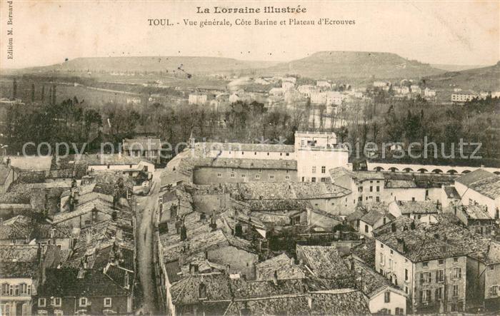 Toul 54 Vue generale Cote Barine et Plateau d Ecrouves