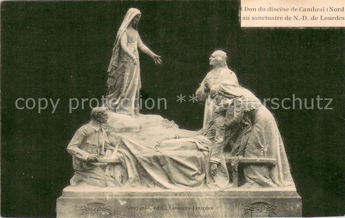 Lourdes Hautes Pyrenees Don du diocese de Cambrai au sanctuaire de ND de Lourdes